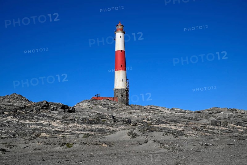 Lighthouse from 1915, Diaz Point, Lüderitz Peninsula, Karas Region, Namibia
