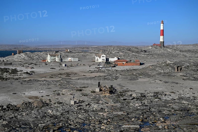 Lighthouse from 1915, Diaz Point, Lüderitz Peninsula, Karas Region, Namibia