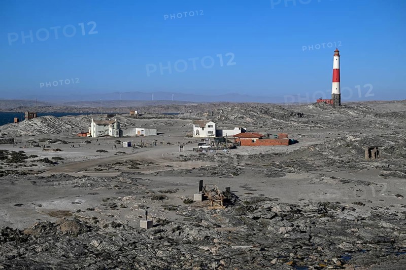 Lighthouse from 1915, Diaz Point, Lüderitz Peninsula, Karas Region, Namibia