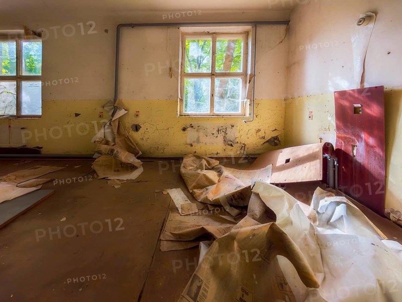 Abandoned military site Wustrow peninsula Baltic Sea Germany