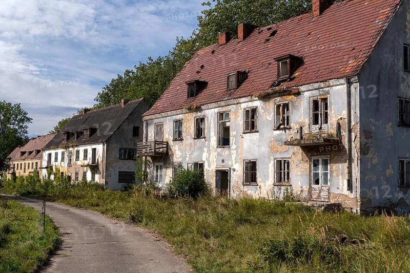 Abandoned military site Wustrow peninsula Baltic Sea Germany