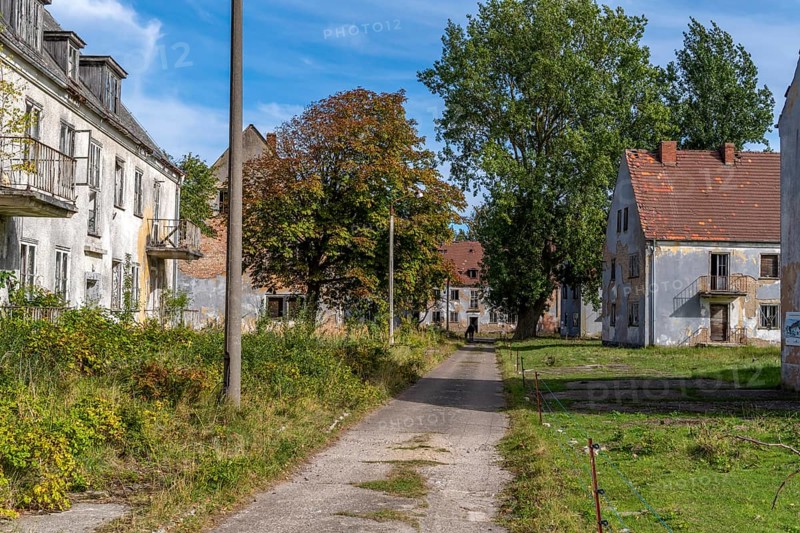 Abandoned military site Wustrow peninsula Baltic Sea Germany