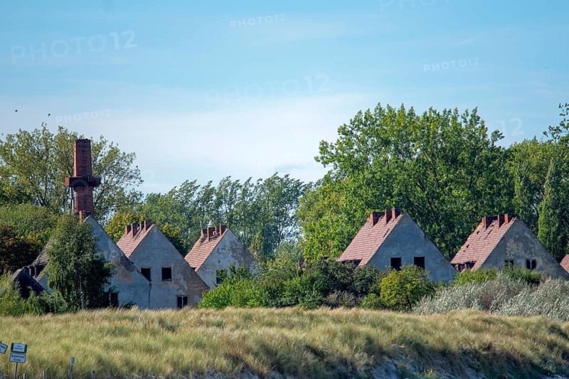 Abandoned military site Wustrow peninsula Baltic Sea Germany