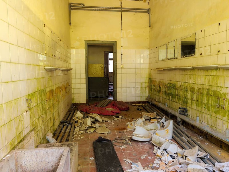 Abandoned military site Wustrow peninsula Baltic Sea Germany