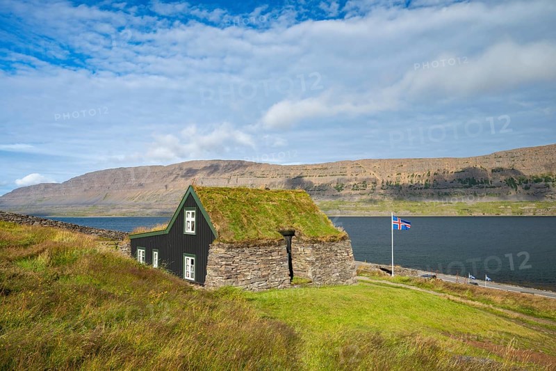 Historic farm Litlibær, Westfjords, West Iceland, Iceland
