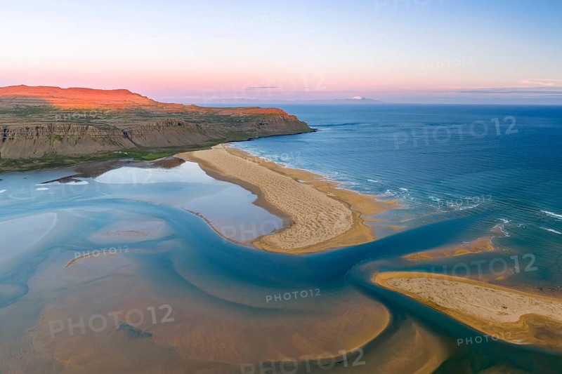 Raudisandur Beach, Westfjords, West Iceland, Iceland