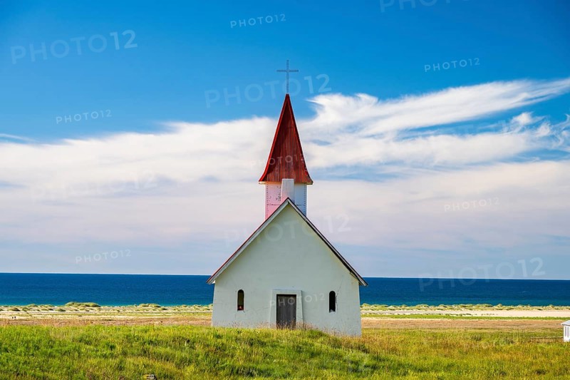 Breiðavíkurkirkja Church, Westfjords, West Iceland, Iceland
