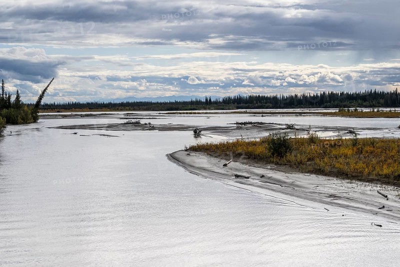 Chena River, Fairbanks, Alaska, USA