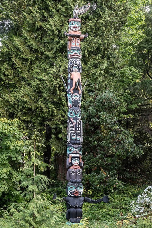 Totem Pole, Stanley Park, Vancouver, Canada