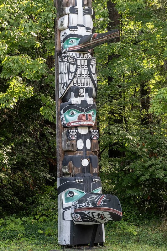 Totem Pole, Stanley Park, Vancouver, Canada
