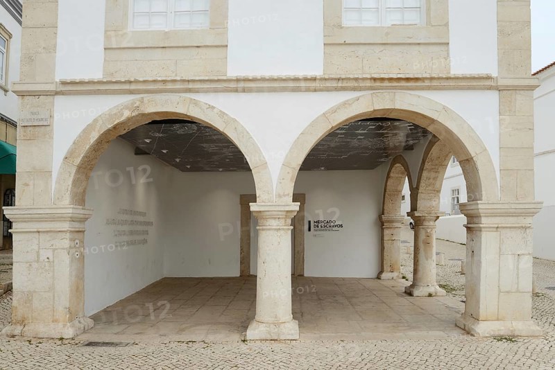 Historic slave market, Mercado de Escravos, Lagos, Algarve, Portugal