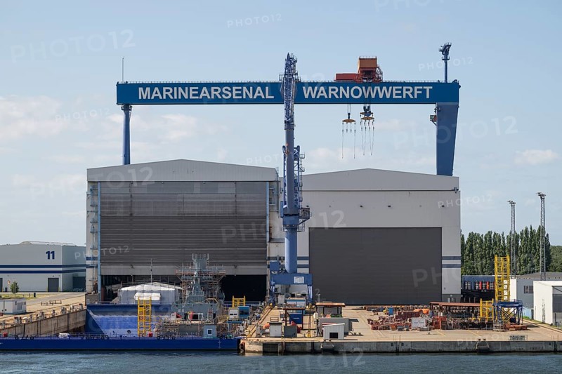 Marinearsenal Warnowwerft, Warnemünde, Rostock, Mecklenburg-Vorpommern, Germany