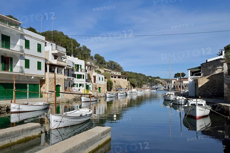 Boats in the fishing harbour of Cala Figuera, Majorca, Balearic Islands, Spain