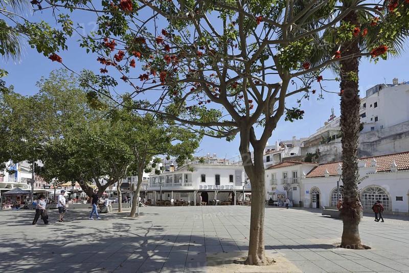 Largo Engenheiro Duarte Pacheco Square, Albufeira, Algarve, Portugal