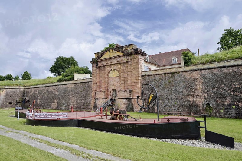 Vauban Museum in the Belfort Tor of the fortifications, UNESCO World Heritage Site, fortifications of Vauban, Neuf-Brisach, Haut-Rhin department, Alsace, France