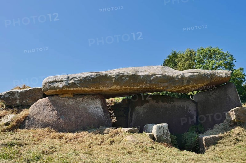 Dolmen of Kerguntuil, Tregastel, Cotes-d'Armor, Brittany, France