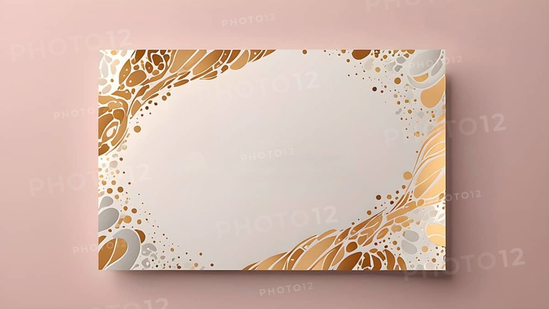 Template frame design for greeting card. Invitation card template suitable for wedding, greeting, banner, cover. invitation card template design, AI generated