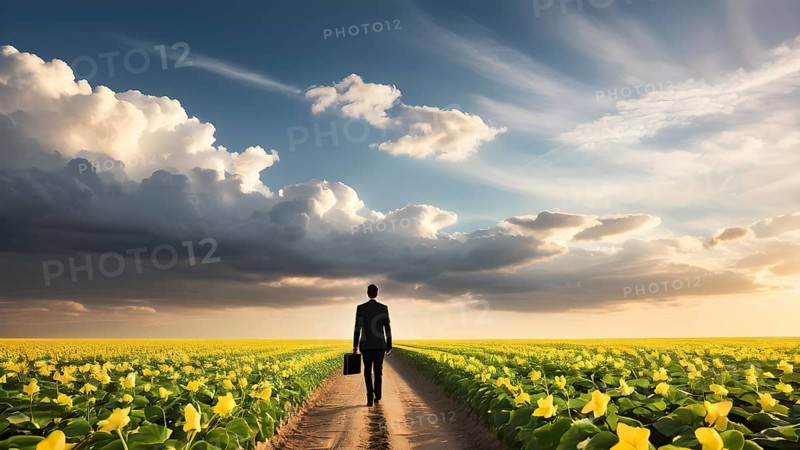 Success, achievement of goal in business and life. Achievement and Business Goal Success Concept. AI generated image