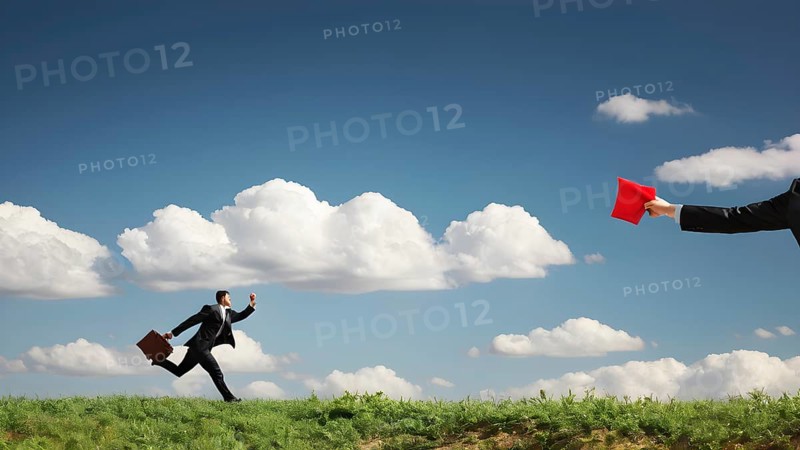 Success, achievement of goal in business and life. Achievement and Business Goal Success Concept. AI generated image