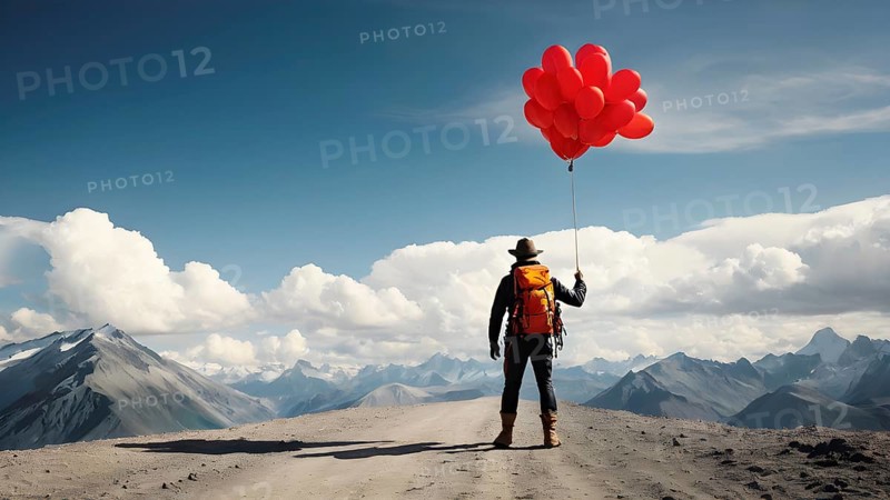 The corporality existent life journey Concept. AI generated image