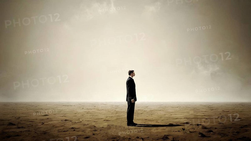 The corporality existent life journey Concept. AI generated image