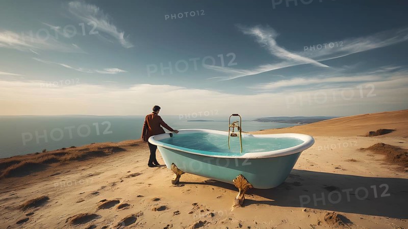 The corporality existent life journey Concept. AI generated image