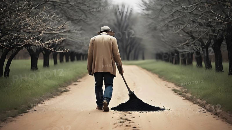 The corporality existent life journey Concept. AI generated image