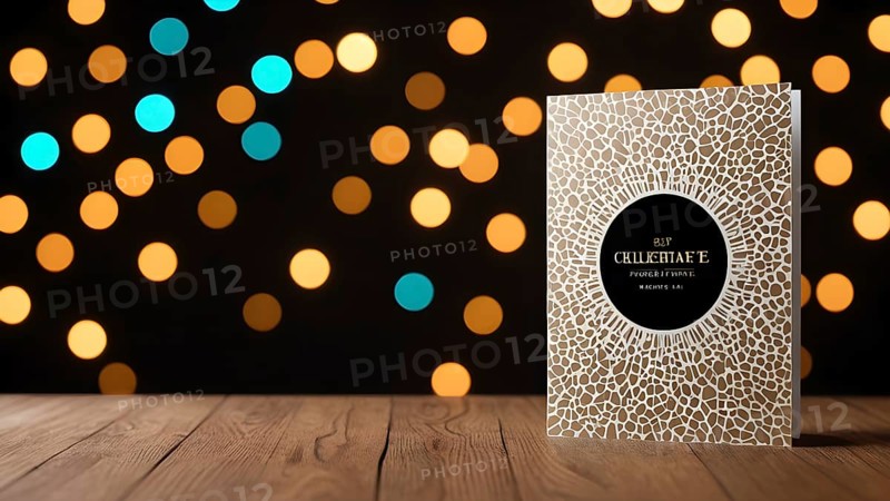 Template frame design for greeting card. Invitation card template suitable for wedding, greeting, banner, cover. invitation card template design, AI generated