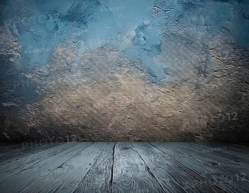 Wooden table or counter top with bwall background, AI generated