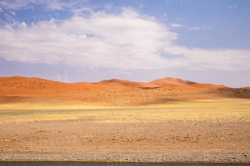 Sossusvlei in Namibia is a desert wonder, famous for its giant red dunes, glowing at sunrise and sunset, and its hauntingly beautiful dead tree valleys