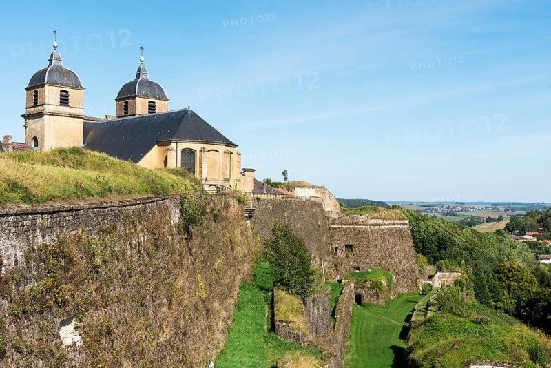 Church of St Martin, citadel, fortress, Montmédy, Département Meuse, Grand Est, France