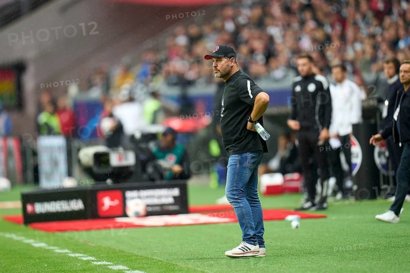 Football Bundeliga Eintracht Frankfurt-Union Berlin.Steffen Baumgart, Coach Union Berlin