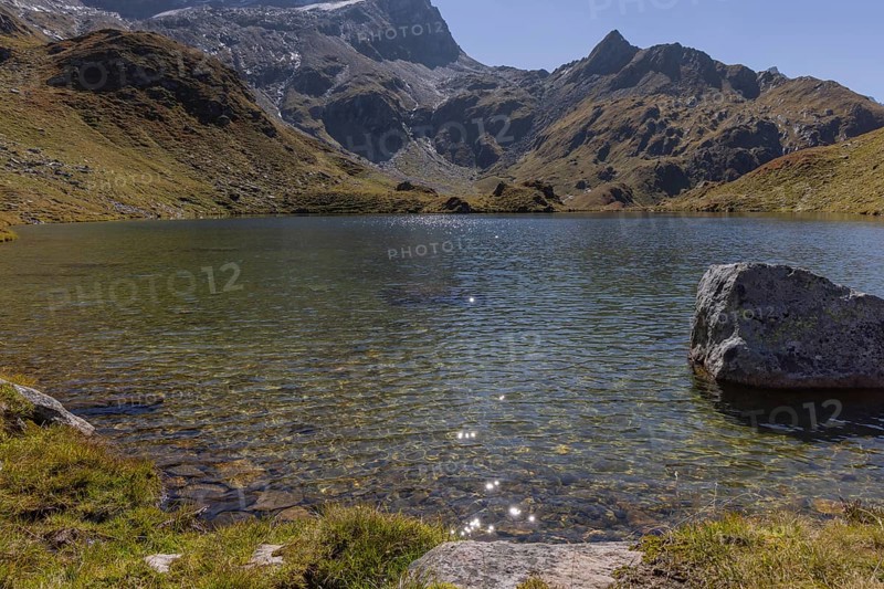 Mountain panorama, Schwarzkarlsee, Uttendorf Pinzgau, hiking area