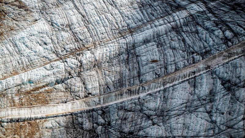 Details ice, glacier, Dachstein, Dachstein glacier, Styria, Austria