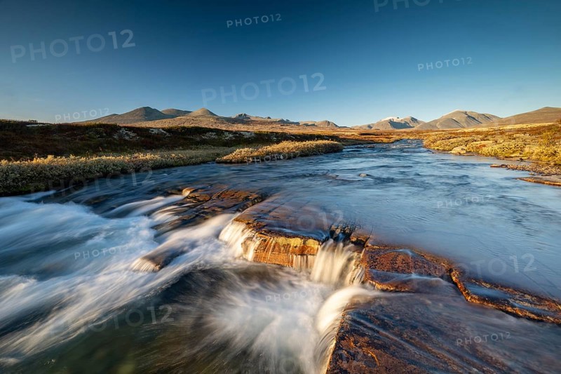 River Store Ula in the autumnal Rondane National Park, Norway