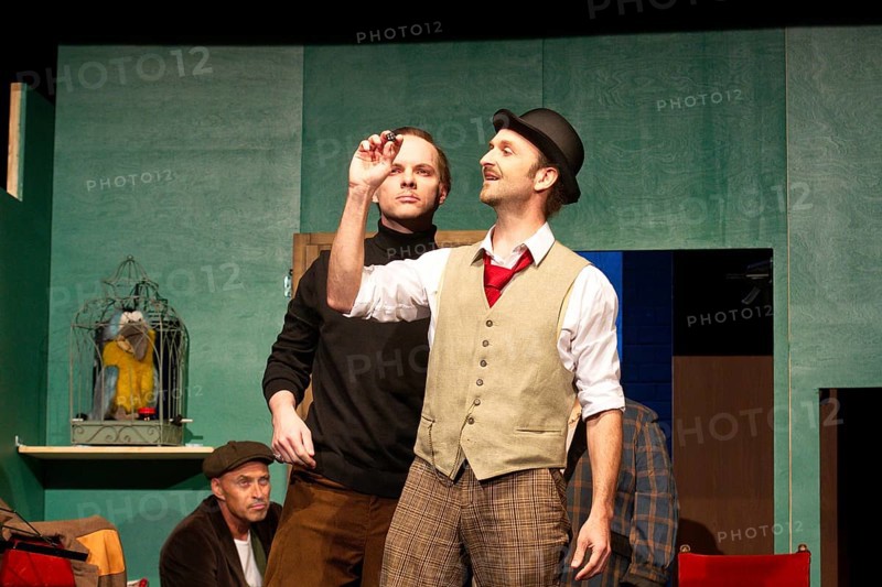 Thilo Herrmann (Prof. Marcus), Henning Wolff (Louis Harvey), LADYKILLERS, photo rehearsal on 29/09/2025 at the Berliner Kriminaltheater, Berlin, premiere: 15/10/2025