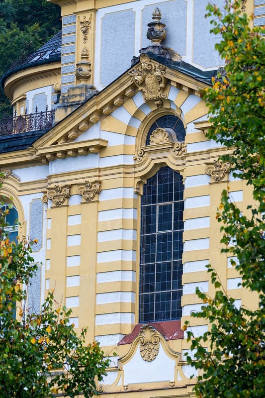 Historic façade, gatehouse, Feldkirch, Vorarlberg, Austria
