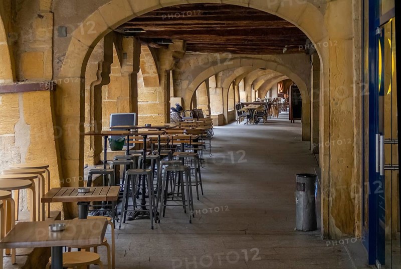 Impression around Place Saint-Louis in Metz, the capital city in the Lorraine region of France