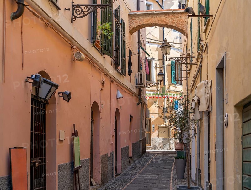 Impression of Imperia, a coastal city in Liguria, Italy