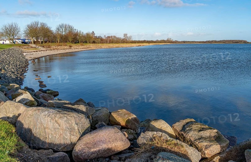 Scenery around Maasholm, a municipality in Schleswig-Holstein, Northern Germany