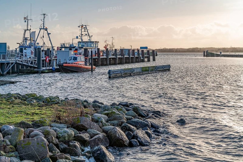 Scenery around Maasholm, a municipality in Schleswig-Holstein, Northern Germany