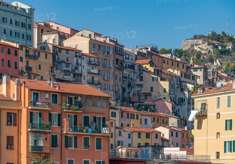 Impression of Ventimiglia, a town in the province of Imperia in Liguria, northern Italy
