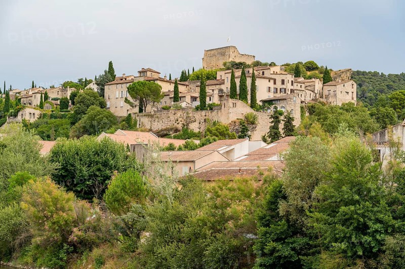 Scenery around Vaison-la-Romaine, a town in the Vaucluse department in the Provence region in southeastern France