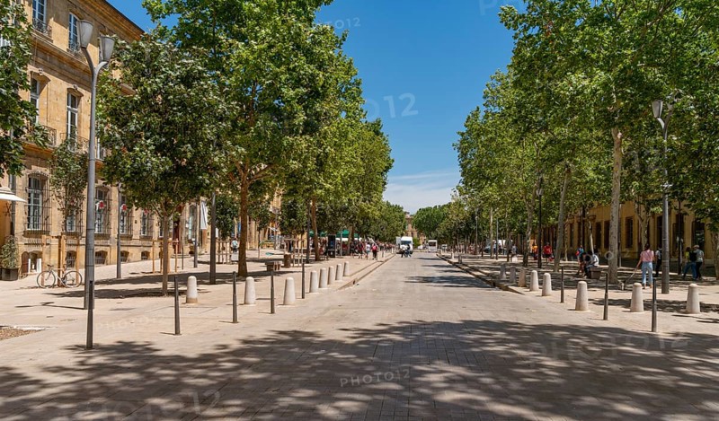 Impression of Aix-en-Provence, a city and commune in the Provence region of southern France
