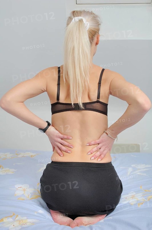 Young woman from back