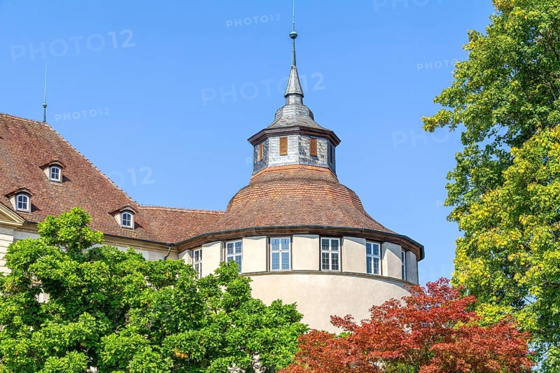 Tower at Langenburg castle in Southern Germany