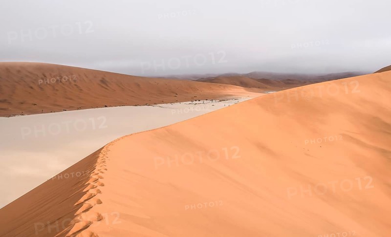 Namib desert scenery around Deadvlei in the Sossusvlei area in Namibia
