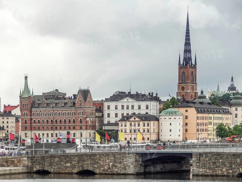 City view of Stockholm, the capital of Sweden