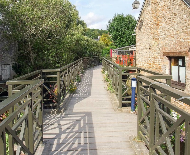 Idyllic scenery at Pont-Aven, a commune in the Finistere department of Brittany in northwestern France
