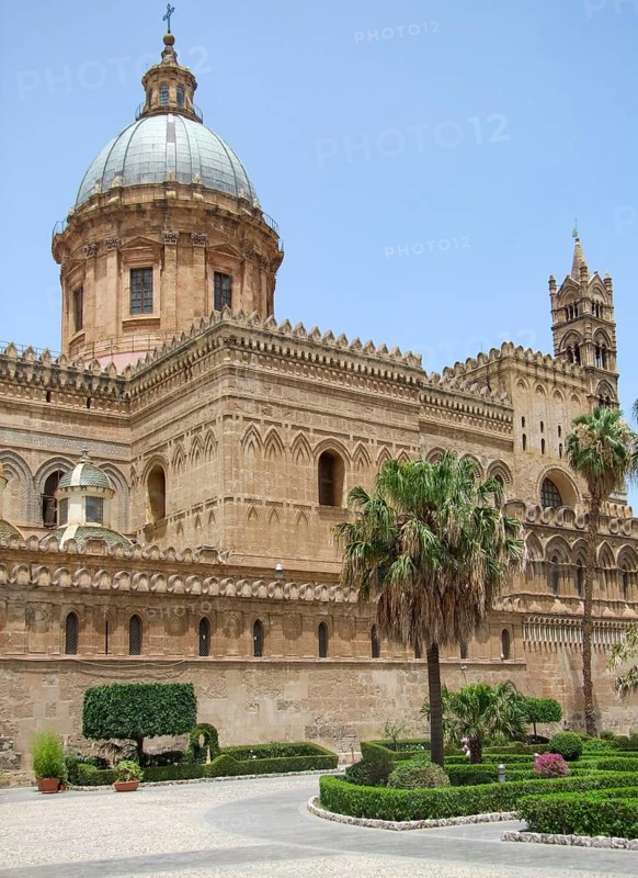 The Palermo Cathedral in Palermo, Sicily